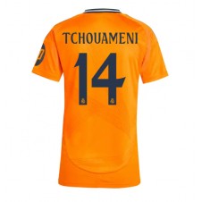 Real Madrid Aurelien Tchouameni #14 Bortatröja Dam 2024-25 Korta ärmar